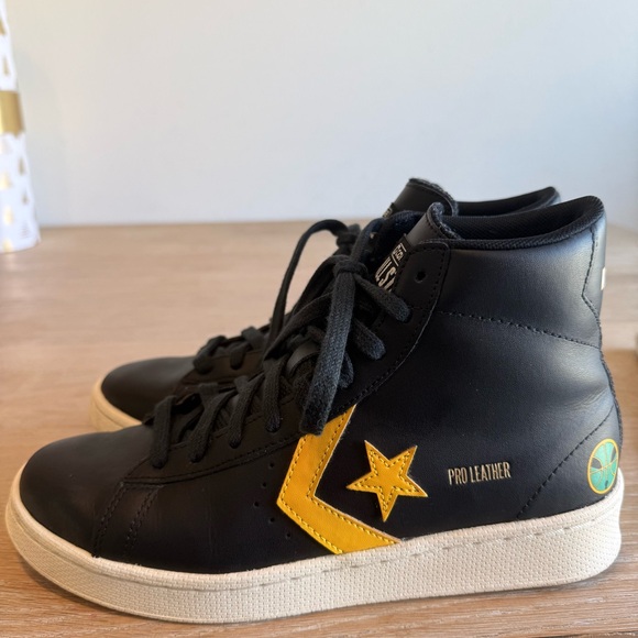 Converse Black and Tan Sneakers - Picture 3 of 8